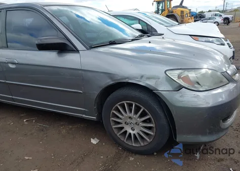 2005 Honda Civic Lx из США, поврежденный, VIN 2HGES15505H577254